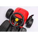 Elektrický traktor s vlečkou BBH-030 na diaľkové ovládanie 2,4G červená